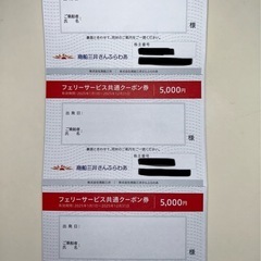 フェリーサービス共通クーポン券（有効期限：2025年1月1日〜2...