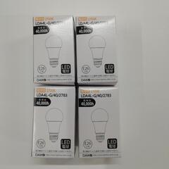 LED電球 LDA4L-G/40/2783 電球色 4個セットの画像