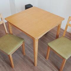ダイニングテーブル3点セット (DT CLS 75×75cm N...