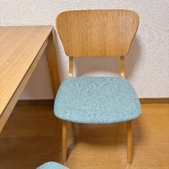 美品】かねたや購入 大川家具 ダイニングテーブル&チェア 5点セット