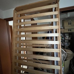 IKEAベッドフレーム(ウトーケル) ダブル(シングル2台)の画像