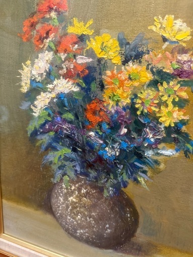 63.「花」髙橋一善 油絵