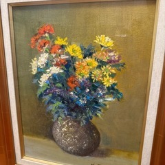 63.「花」髙橋一善 油絵