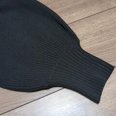 【新品未使用】ボヌールニットバルーンフレアワンピース　ランタンスリーブ

の画像