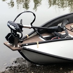 直接引取のみ　ポータボート10ft バウデッキ(フロントデッキ) フットコン　ハンドコン　エレキ　PORTA BOTE 折りたたみボート　船舟釣りボートシーバス　バスフィッシング　ジギング　エギング　タイラバ　の画像