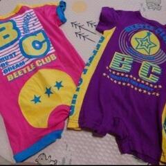 双子ちゃんTwinsにも70cmロンパース2枚セットの画像