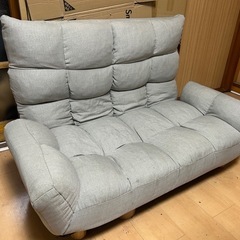 ハイバック脚付もこもこローソファー
