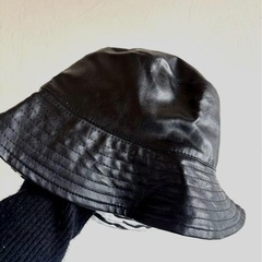 美品【ANAP】ゼブラ柄 バケットハット 黒の画像