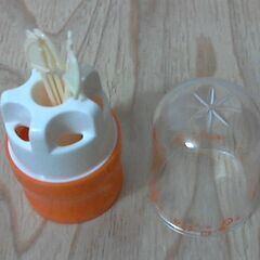 レトロ　つまようじ立て　ピック付き　USED　美品の画像