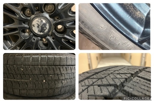 【お取引相手決定】22年製ブリヂストンスタッドレスVRX2 アルミホイール付 195/65R15 15×6J+53 P.C.D114.