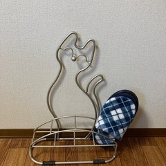 ネコ型スリッパスタンドの画像