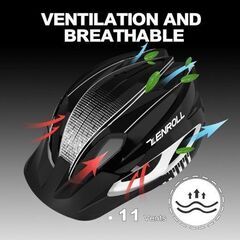 ZENROLL 自転車 ヘルメット 54-57ｃｍ Mサイズ 男女兼用の画像