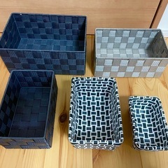 値下げ　収納ケース5点