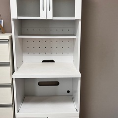食器棚　白　　無料で差し上げます！