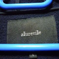 【極美品 / allureville】ダッフルコ－ト 定番 ウール ネイビ－の画像