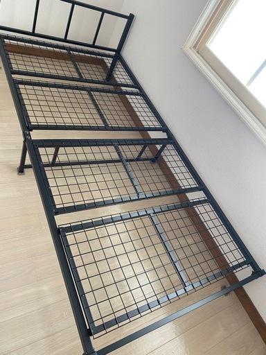 美品！シングルパイプベッド