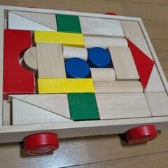 子どもおもちゃ積み木の画像