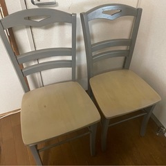 取引中　
椅子２脚差し上げます