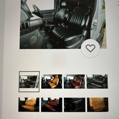 未使用品　ジムニーjb64.jb74用シートカバー　ショウワガレージオールドシリーズ1台分の画像