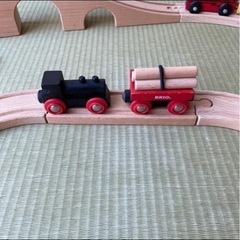 BRIO IKEA　木製 鉄道レールセットの画像