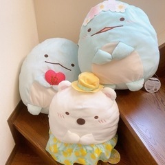 すみっこぐらし　とかげ　しろくま　ぬいぐるみ