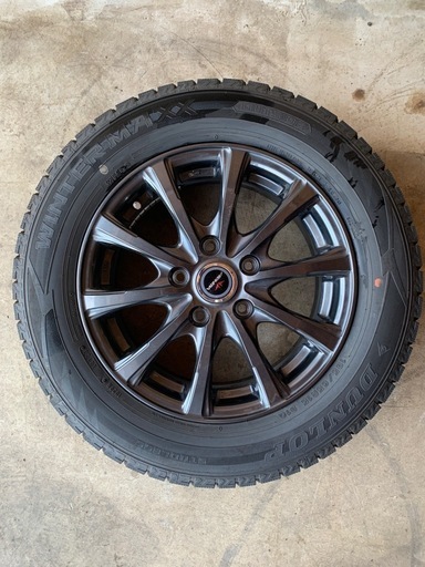 中古スタッドレスタイヤホイール付195/65R15ステップワゴン、アコード、アクセラ、ノア、ヴォクシー用、