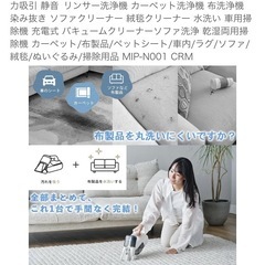 コードレスファブリッククリーナー(ブラック)の画像