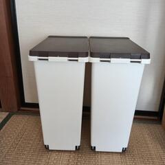 【終了】ゴミ箱　２連　バラバラにもできますの画像
