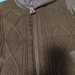 JUNK STORE 編み込みコート140センチの画像