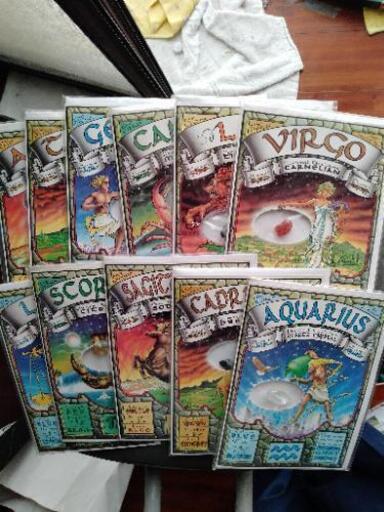 英国、占星学、誕生石、カード、