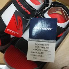 新品　ｽｹｯﾁｬｰｽﾞ 400054L　スポーツサンダル　20cmの画像