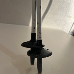 156cm ジュニア用 スキー板  ストック付き ROSSINGNOL PURSUIT 100 中古 白系 中級者から上級者向けの画像