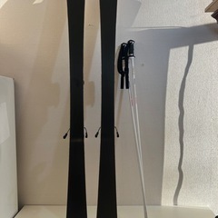 156cm ジュニア用 スキー板  ストック付き ROSSING...