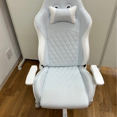 1FG2 【美品】AKRACING ゲーミングチェア ホワイト　白