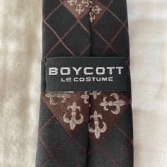 ボイコット細ネクタイ1本