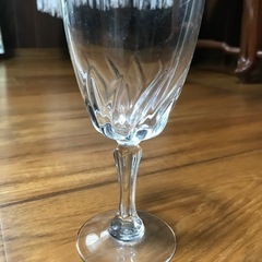 値下げ　50%off  クリスタル製ワイングラス5脚セットの画像