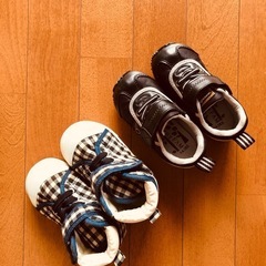 サイズ14cm Any Famのみ新品　ハイカットシューズ　2足セットの画像