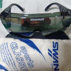 SWANS スポーツグラスメガネの上から掛けられます。 ミラーレ...