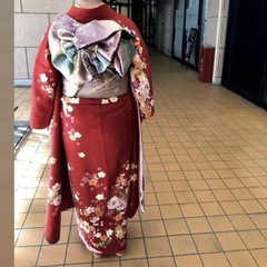 成人式　振袖セット　靴・バッグ・ファー付きの画像
