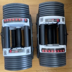 可変式ダンベルとトレーニングベンチ