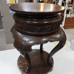 ビンテージ花台 木製 高さ61cm