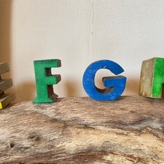 木材 アルファベットの画像