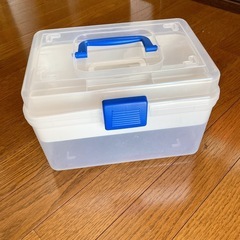 美品‼️裁縫箱　資材収納　ホビーケース　救急箱　ハンドメイド資材収納　