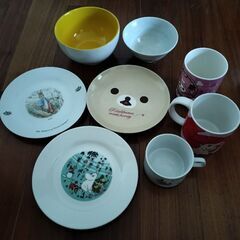プレート・丼・マグカップ　中古　差し上げます