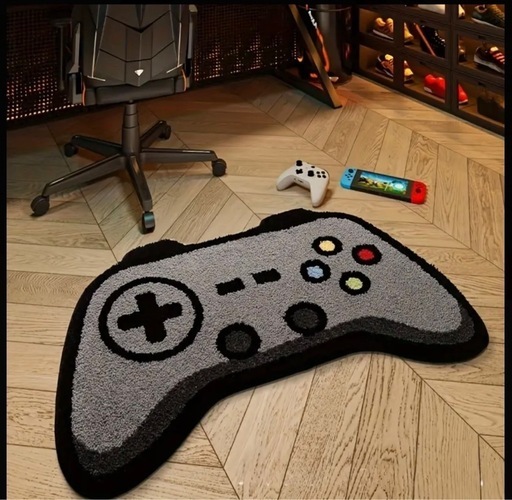 ゲームコントローラー風　ラグマット　絨毯