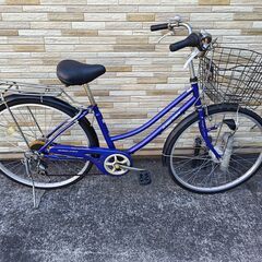 中古自転車 6段変速 26インチ LEDオートライト 軽整備済み...