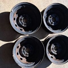 軽自動車用スチールホイール 4つセットの画像