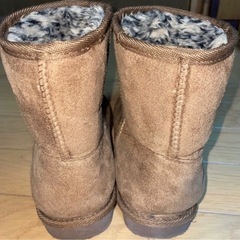 豹柄ムートンブーツの画像