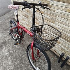 中古折り畳み自転車 6段変速 20インチ ライト無し 軽整備済み 防犯登録対応 町田市 相模原市 MM589の画像