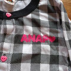 子供 赤ちゃん ベビー ANAP チェック柄 シャツ 100センチの画像